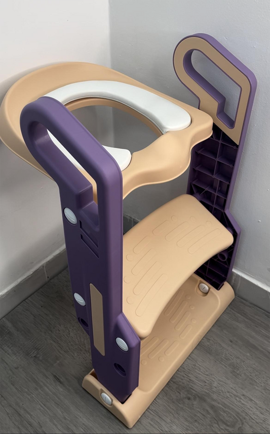 Silla Baño Infantil Con Escalera Plegable