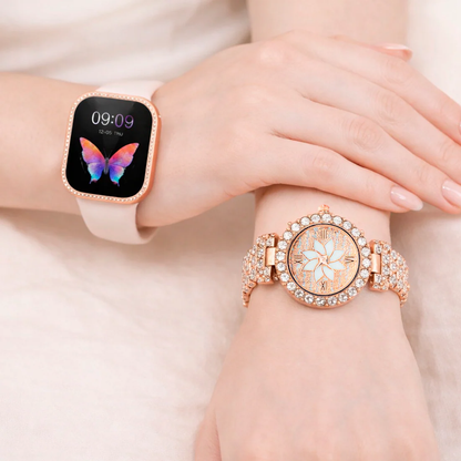 Smartwatch 2 En 1 + (Obsequio) Flor Eterna